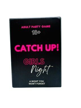 Catch Up Girls Night Adult Party Game For 18+ With 120 Cards Fun Discussion Game